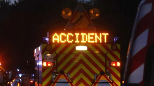 Carambolage sur l'autoroute